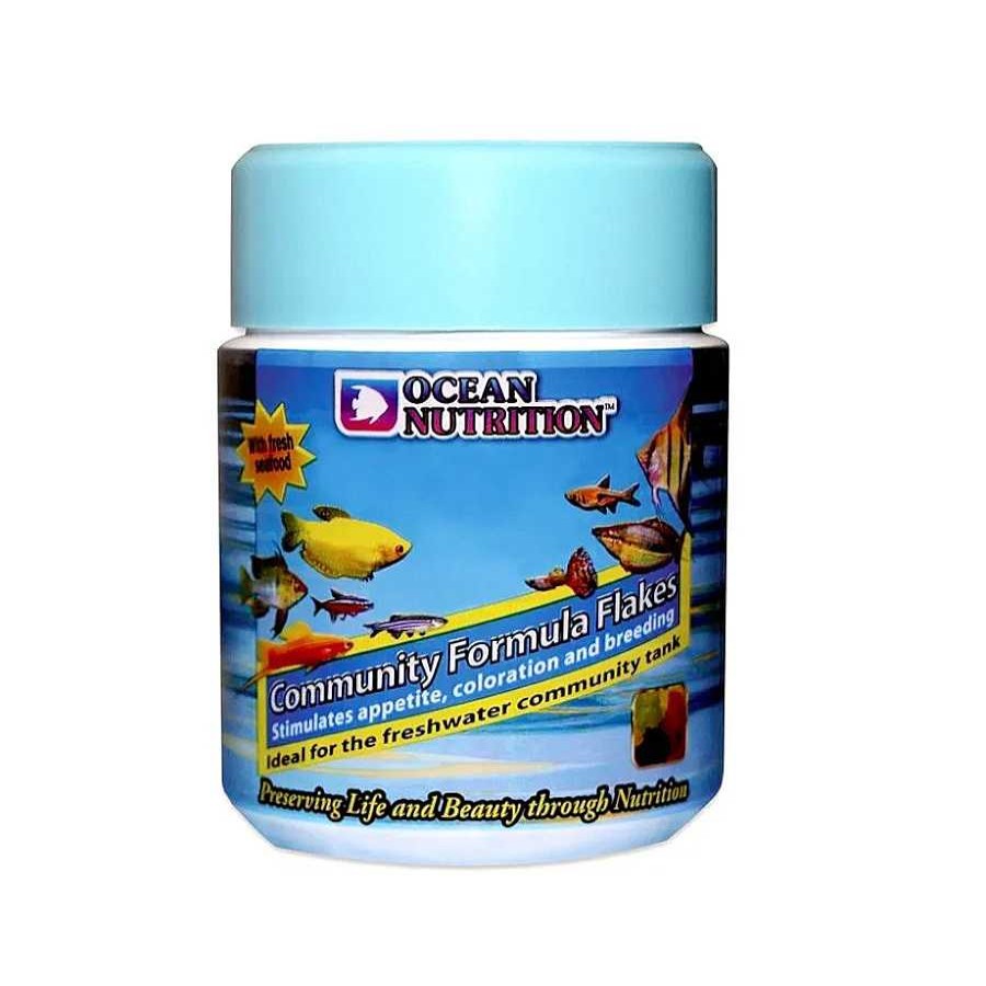 Otros Animales Ocean Nutrition Comida | Ocean Nutrition Community Formula Flakes Para Peces De Agua Dulce