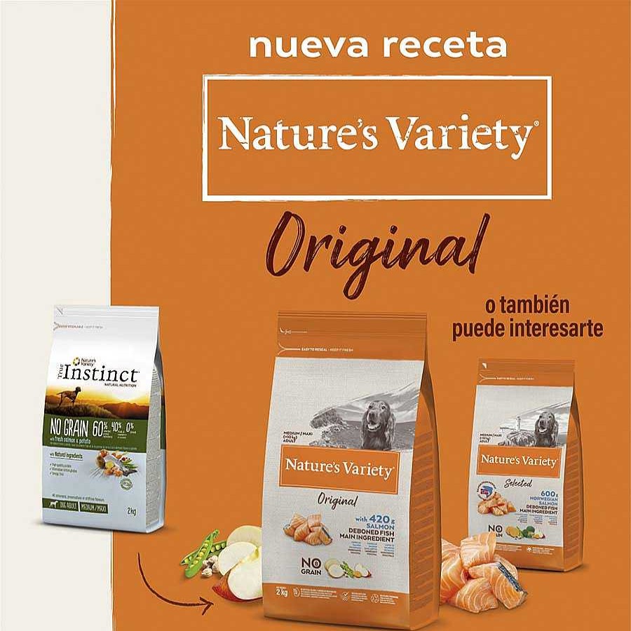 Perros Nature's Variety | Nature'S Variety Original Adult Medium Salm N Pienso Para Perros