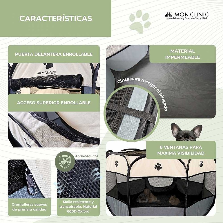 Perros Mobiclinic Transportines Para Perros | Mobiclinic Parque Plegable Para Mascotas