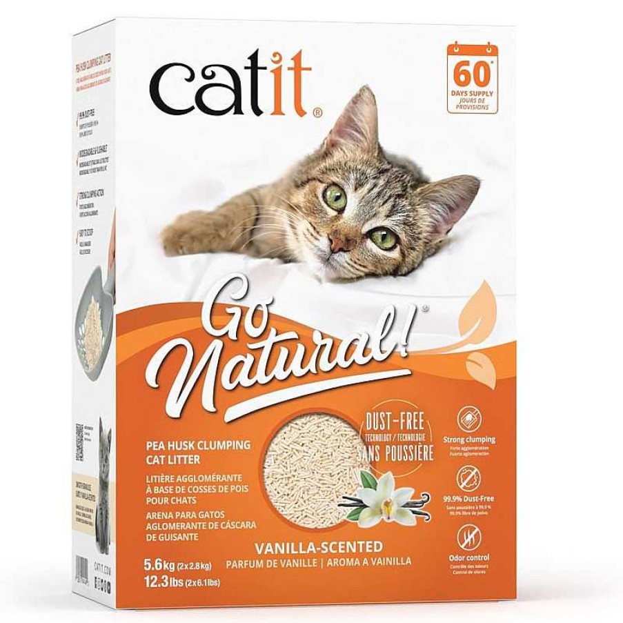 Gatos Catit Arena Aglomerante | Arena Catit Go Natural! Arena Guisantes Vainilla