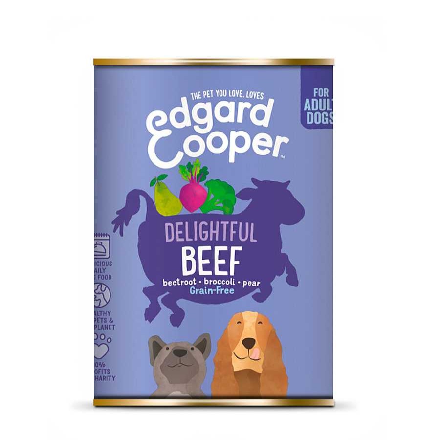 Perros Edgard & Cooper | Edgard & Cooper Adult Grain Free Vaca Lata Para Perros