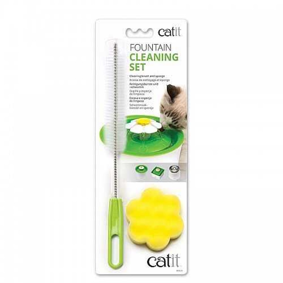 Gatos Catit Comederos Y Bebederos | Kit De Limpieza Para Bebederos Y Fuentes