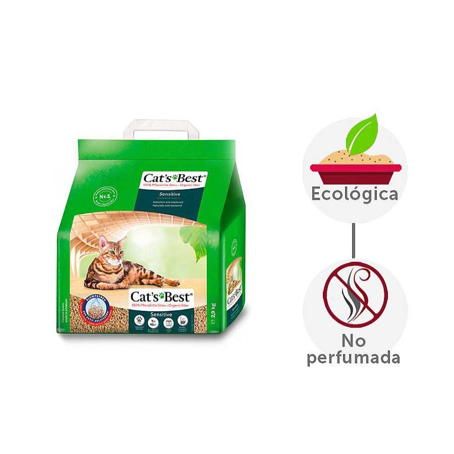 Gatos JRS Arena Aglomerante | Jrs Cat'S Best Sensitive Arena Biodegradable