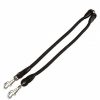 Perros TK-Pet Correas Para Perros | Tk-Pet Correa Doble Negra Para Perros