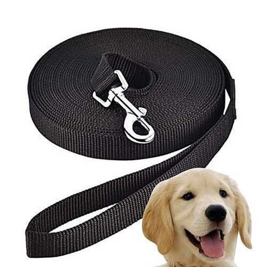 Perros Edipets Correas Para Perros | Edipets Correa De Adiestramiento De Nylon Negra Para Perros