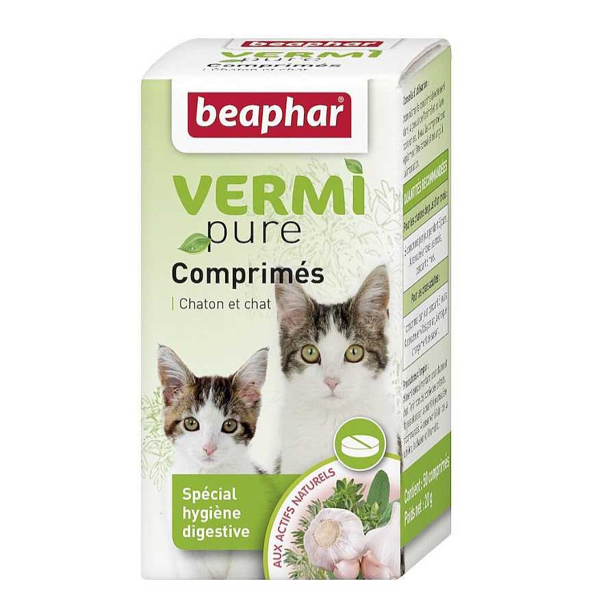 Gatos Beaphar Internos Naturales | Beaphar Vermipure Repelente Interno Natural En Comprimidos Para Gatos