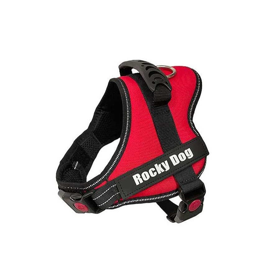 Perros Outech Collares Y Arneses | Outech Rocky Arn S Ergon Mico Rojo Para Perros