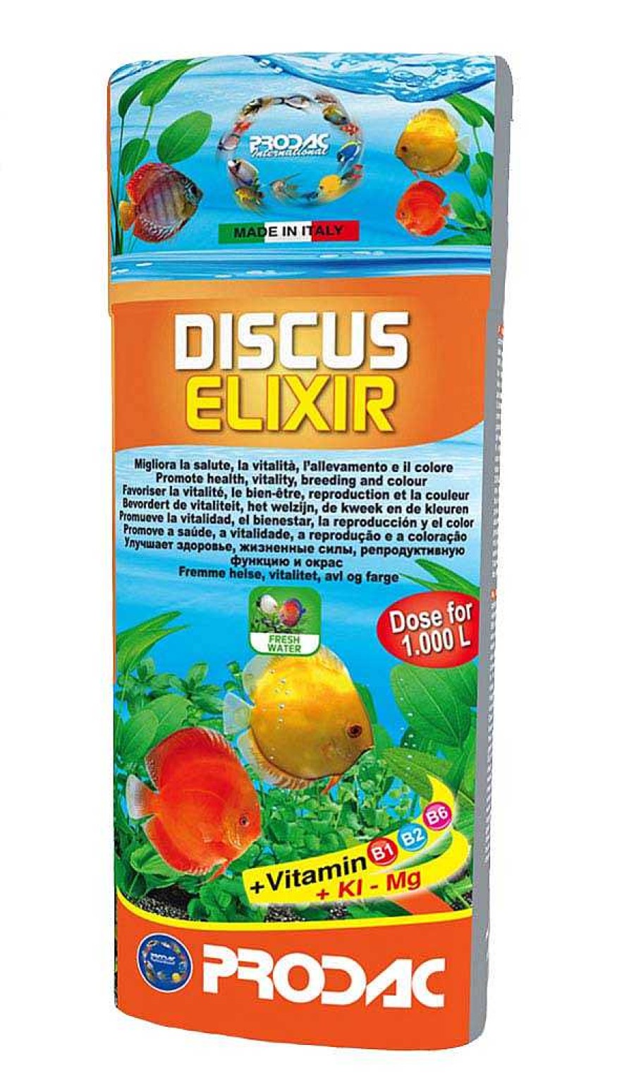 Otros Animales PRODAC Salud De Los Peces | Prodac Discus Elixir Tratamiento Para Peces Disco