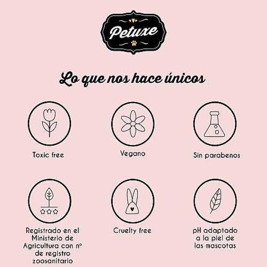 Gatos Petuxe Cosmetics Productos Para El Pelo | Petuxe Acondicionador Bif Sico Vegano Para Mascotas