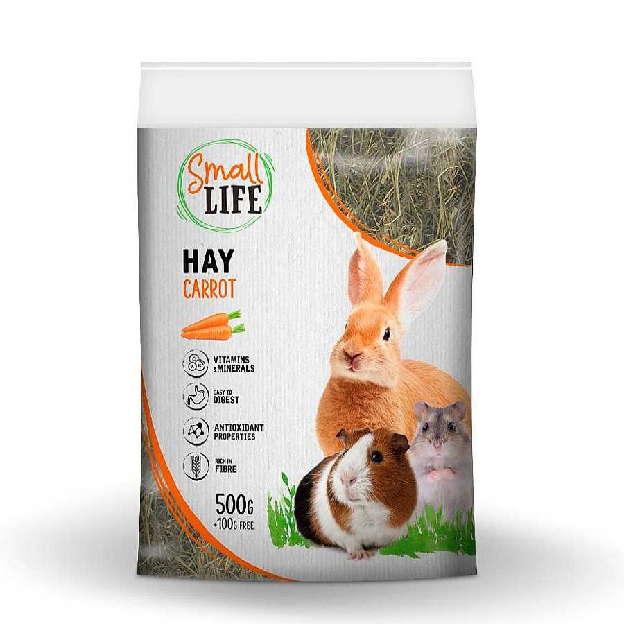 Otros Animales Small Life Comida | Small Life Heno De Zanahoria Para Roedores