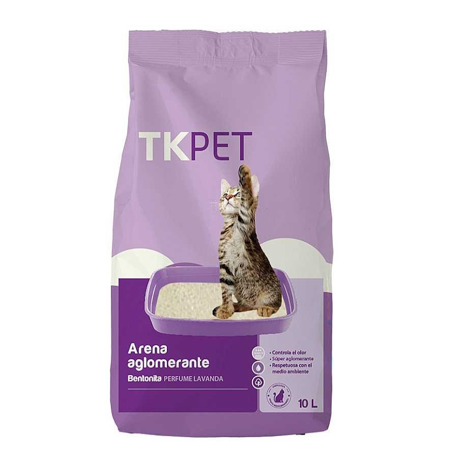 Gatos TK-Pet Arena Aglomerante | Tk-Pet Arena Aglomerante Bentonita Y Lavanda Para Gatos