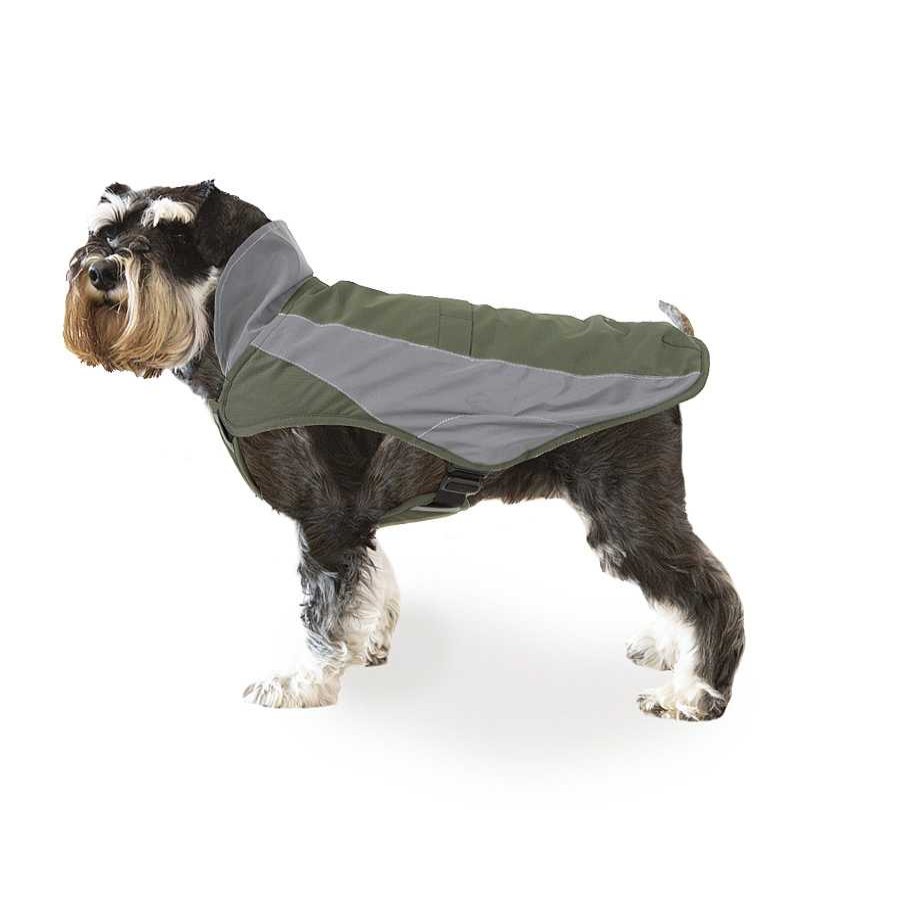 Perros Outech Ropa Para Perros | Outech Dakar Impermeable Verde Para Perros