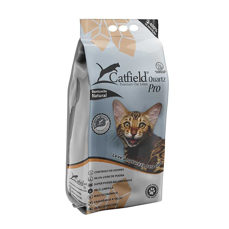 Gatos Catfield Arena Aglomerante | Catfield Premium Quartz Pro Arena Aglomerante Para Gatos