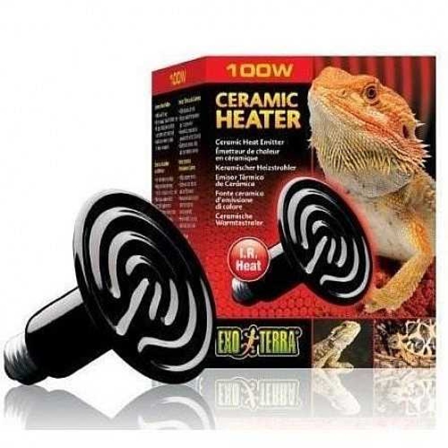 Otros Animales Exoterra Iluminaci N | Exo Terra Ceramic Heater L Mpara 100 W Para Reptiles