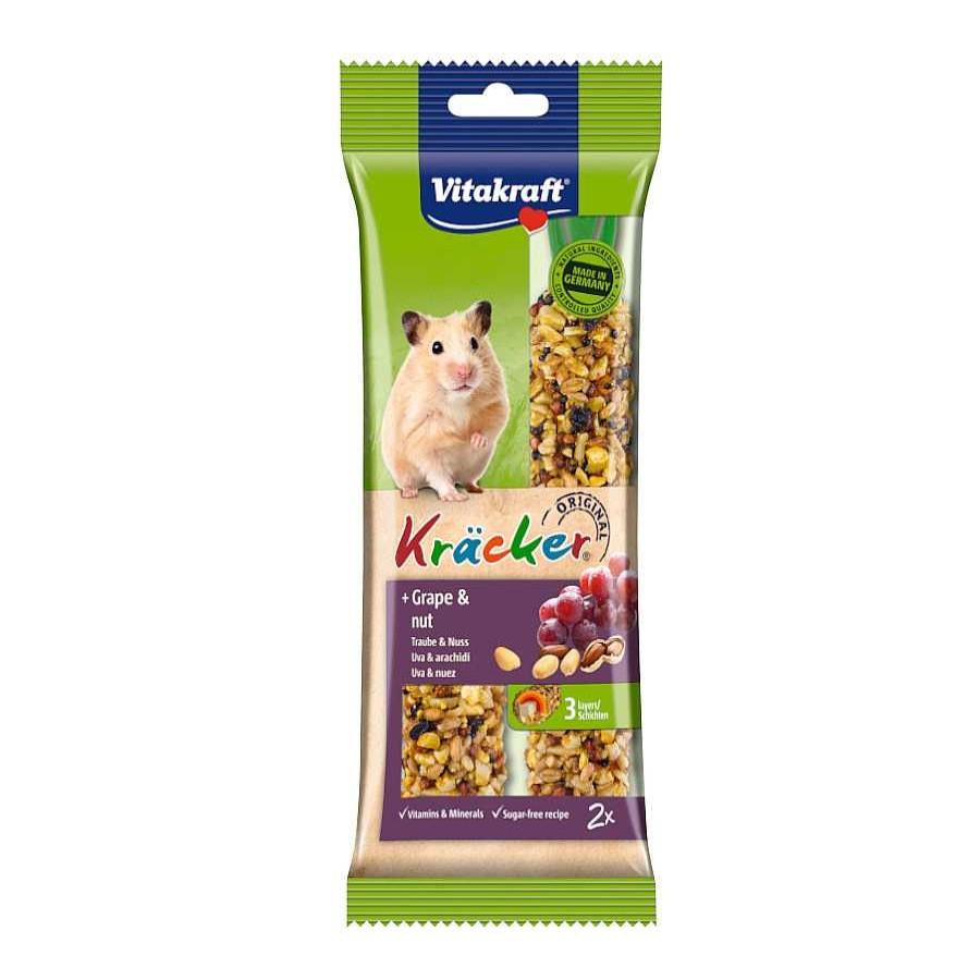 Otros Animales Vitakraft Snacks | Vitakraft Kr Cker Barritas Uvas Y Nueces Para H Msteres