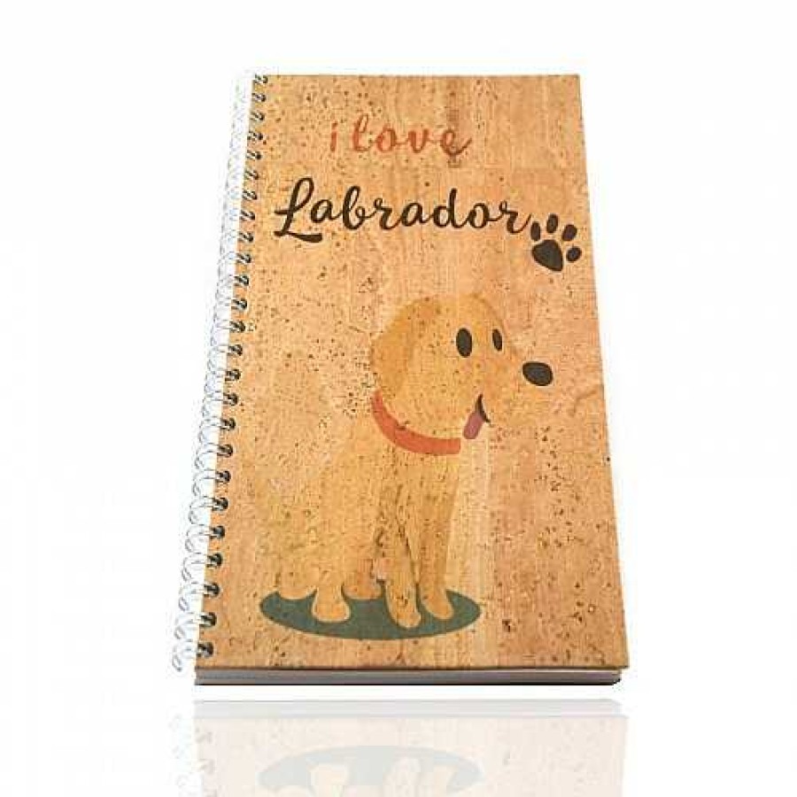 Otros Animales Corcho Por Naturaleza Papeler A | Libreta De Corcho "Labrador"