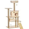 Gatos PawHut Rascadores | Rbol Rascador Para Gatos Pawhut Color Beige