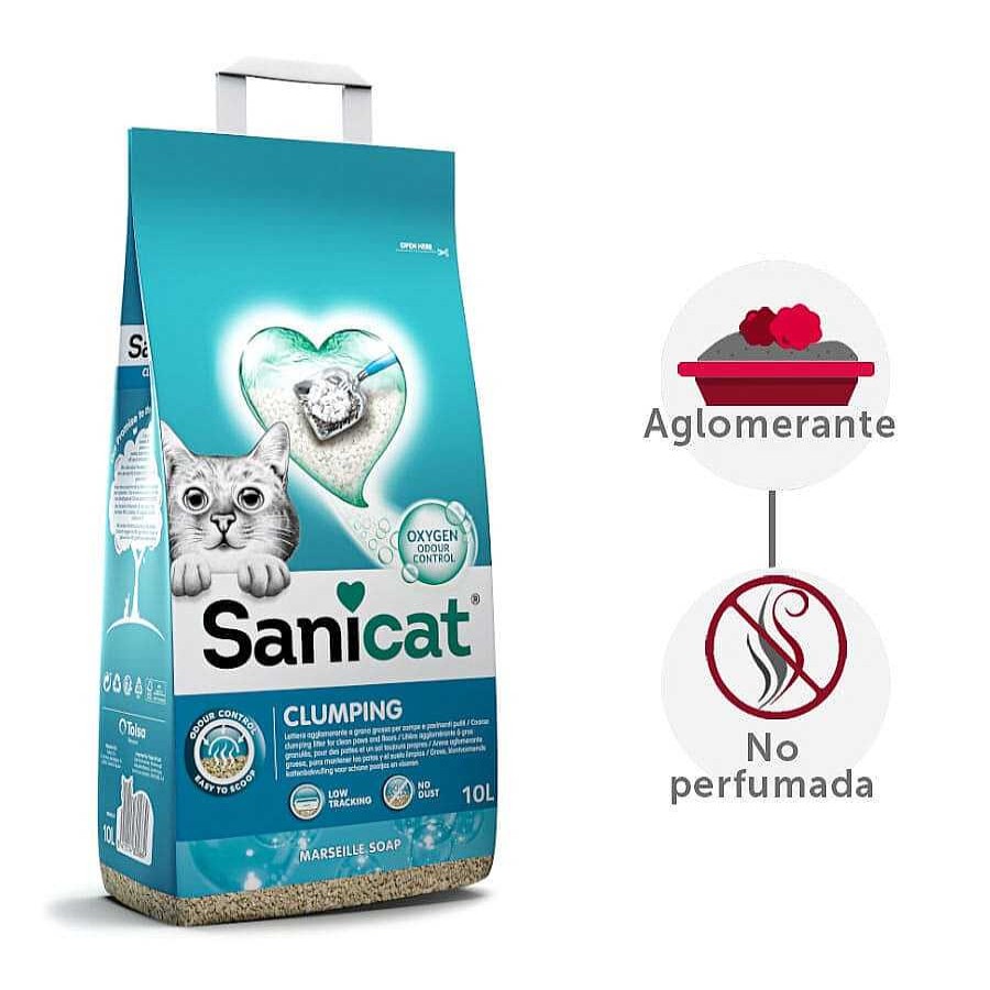 Gatos Sanicat Arena Aglomerante | Sanicat Cumpling White Arena Para Gatos