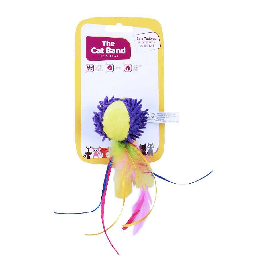 Gatos The Cat Band Pelotas | The Cat Band Pelota Con Plumas