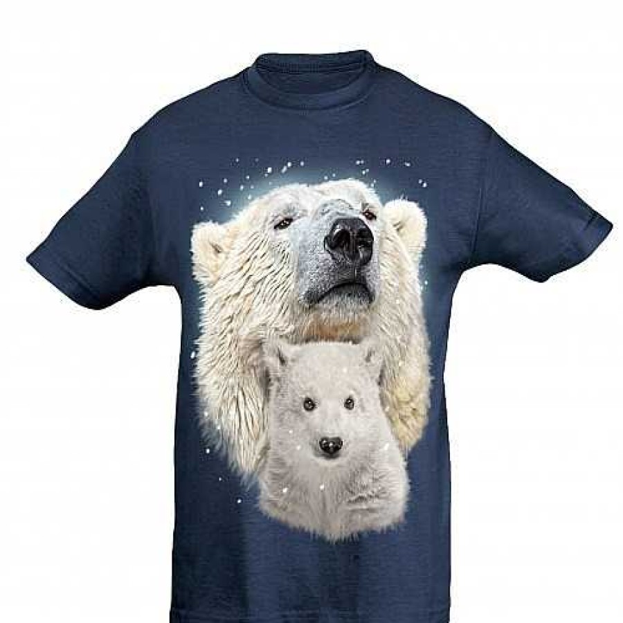 Otros Animales Ralf Nature Moda Y Complementos | Camiseta Ni O Oso Polar Con Beb Color Azul