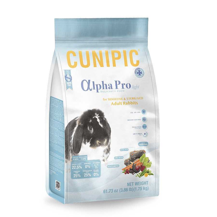 Otros Animales Cunipic Comida | Cunipic Adult Alpha Pro Light & Sterilized Pienso Para Conejos