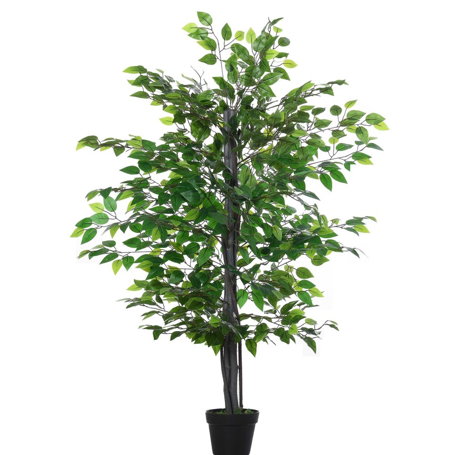 Otros Animales Outsunny Decoraci N | Outsunny Rbol De Ficus Planta Artificial Para Exterior E Interior