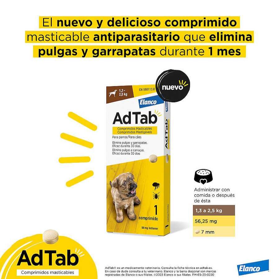 Perros AdTab Comprimidos | Adtab Comprimido Antiparasitario Para Perros