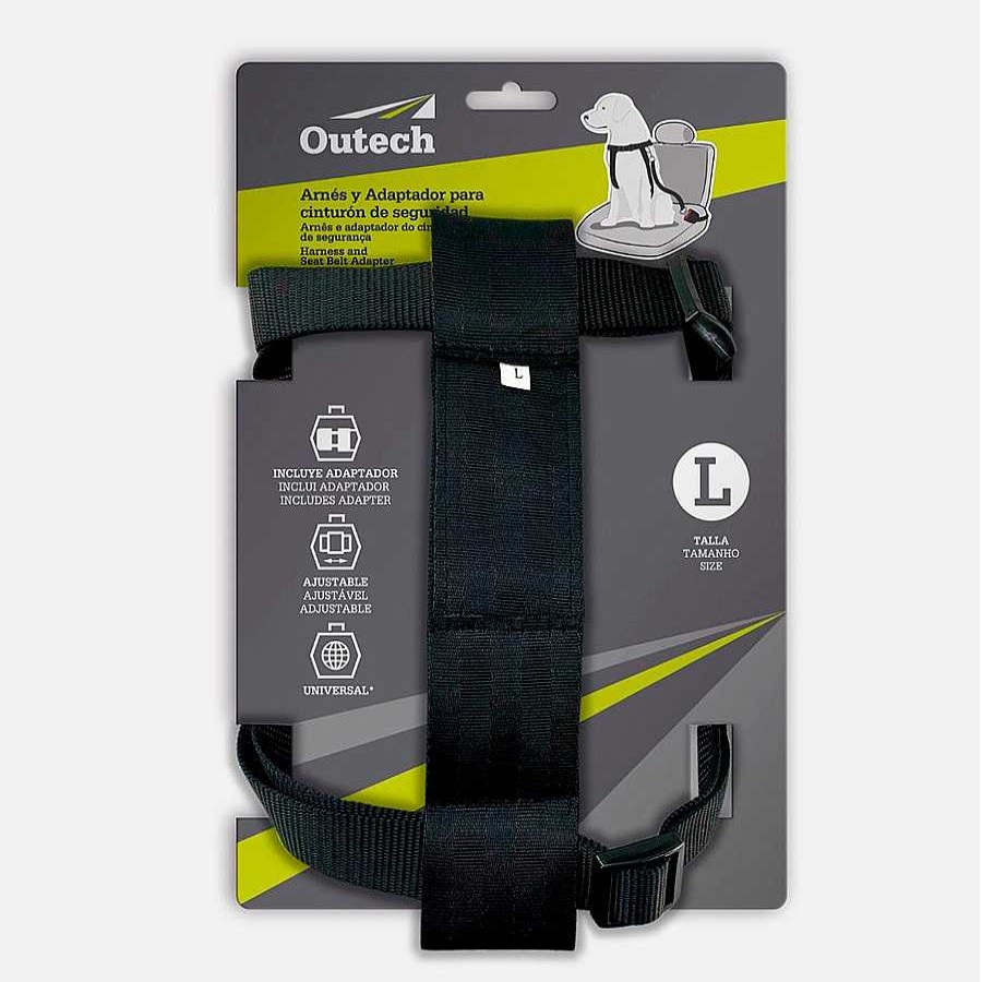 Perros Outech Accesorios Coche Y Viajes | Outech Arn S Y Adaptador De Cintur N De Seguridad Para Perros Peque Os