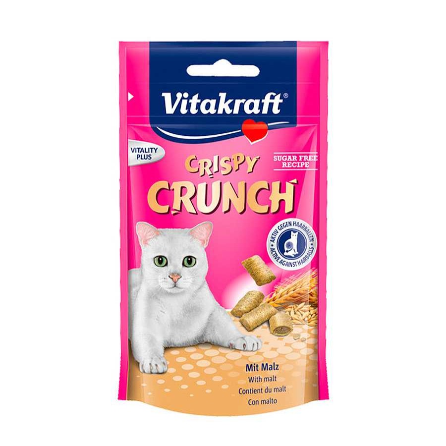 Gatos Vitakraft Maltas | Vitakraft Bocaditos Crispy Crunch Malta Para Gatos