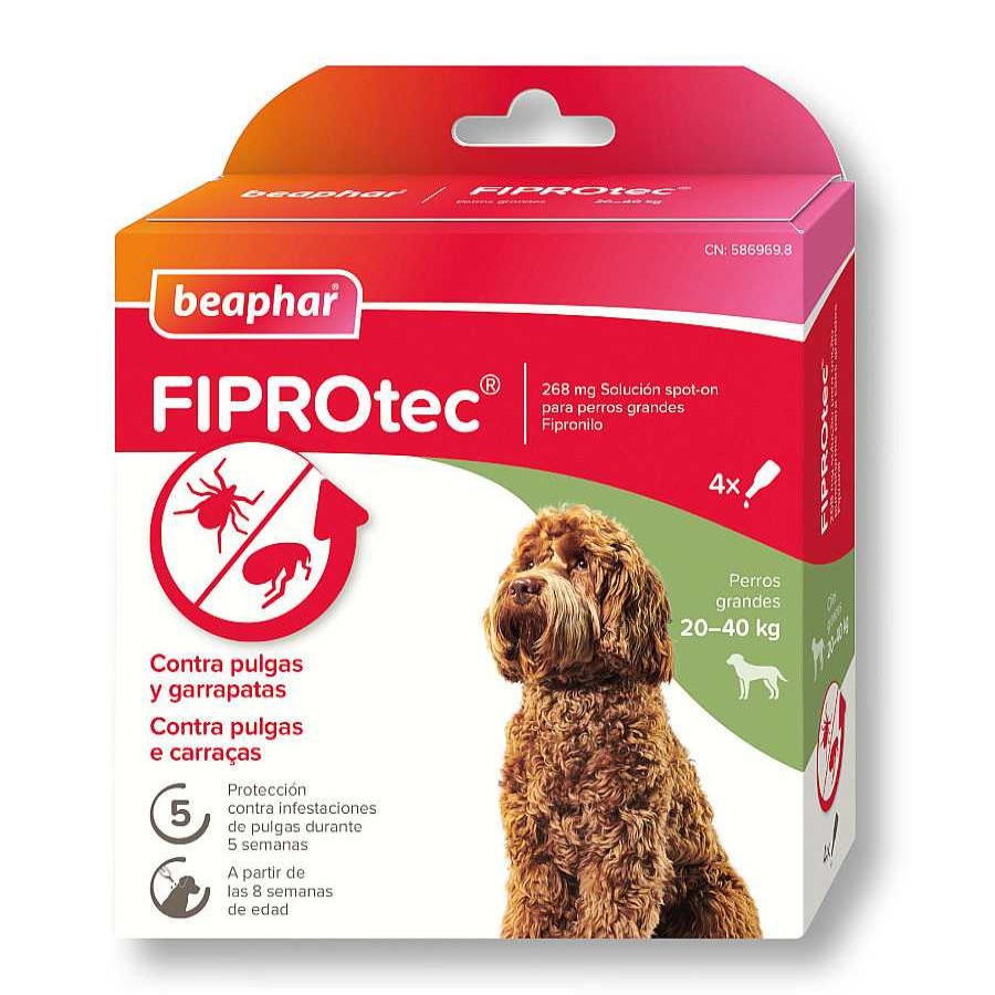 Perros Beaphar Pipetas | Beaphar Fiprotec Pipetas Para Perros De Razas Grandes