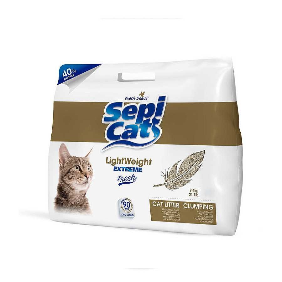 Gatos Sepicat Arena Aglomerante | Sepicat Arena Aglomerante Light Weight Extreme Fresh Ligera