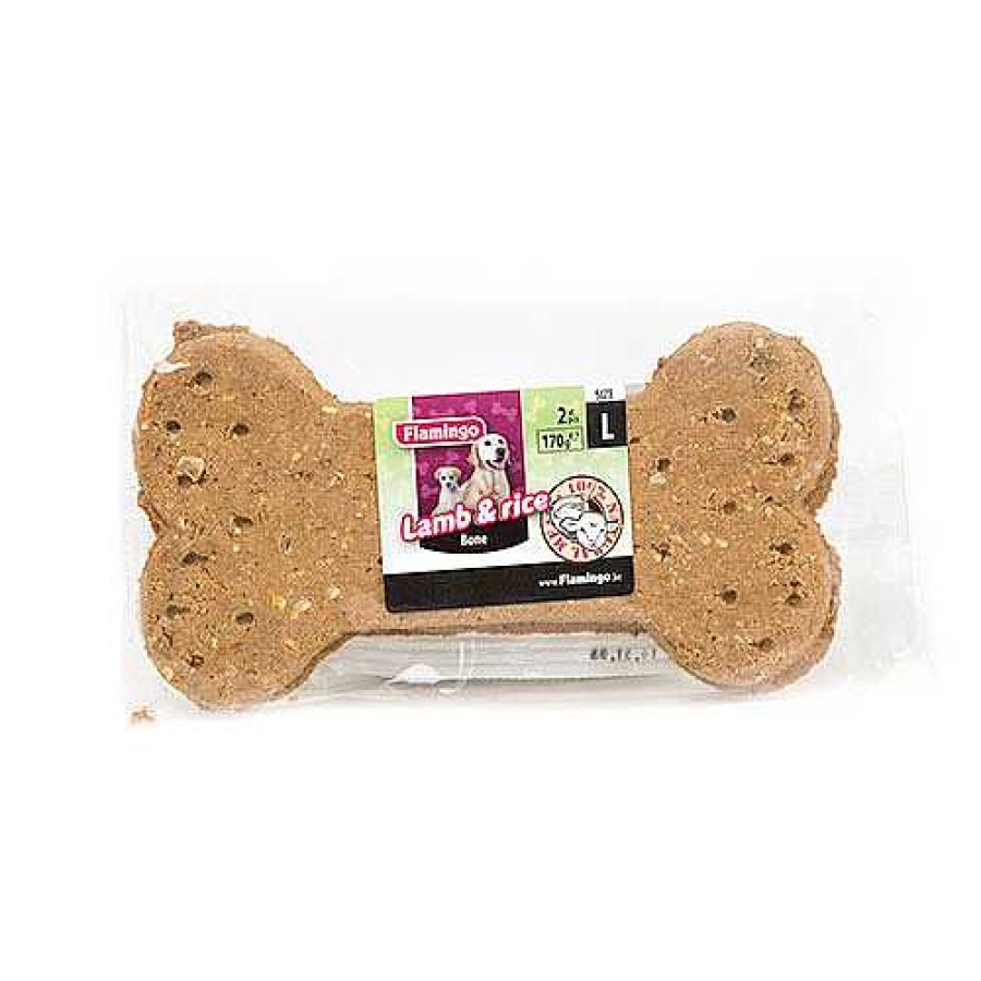 Perros Flamingo Premios Y Galletas | Flamingo Galleta De Cordero Y Arroz Para Perros