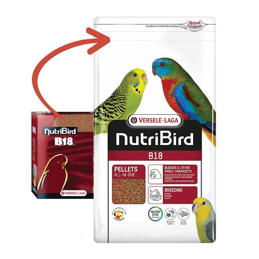 Otros Animales NutriBird Comida | Nutribird B18 Pienso Para Agapornis Y Periquitos