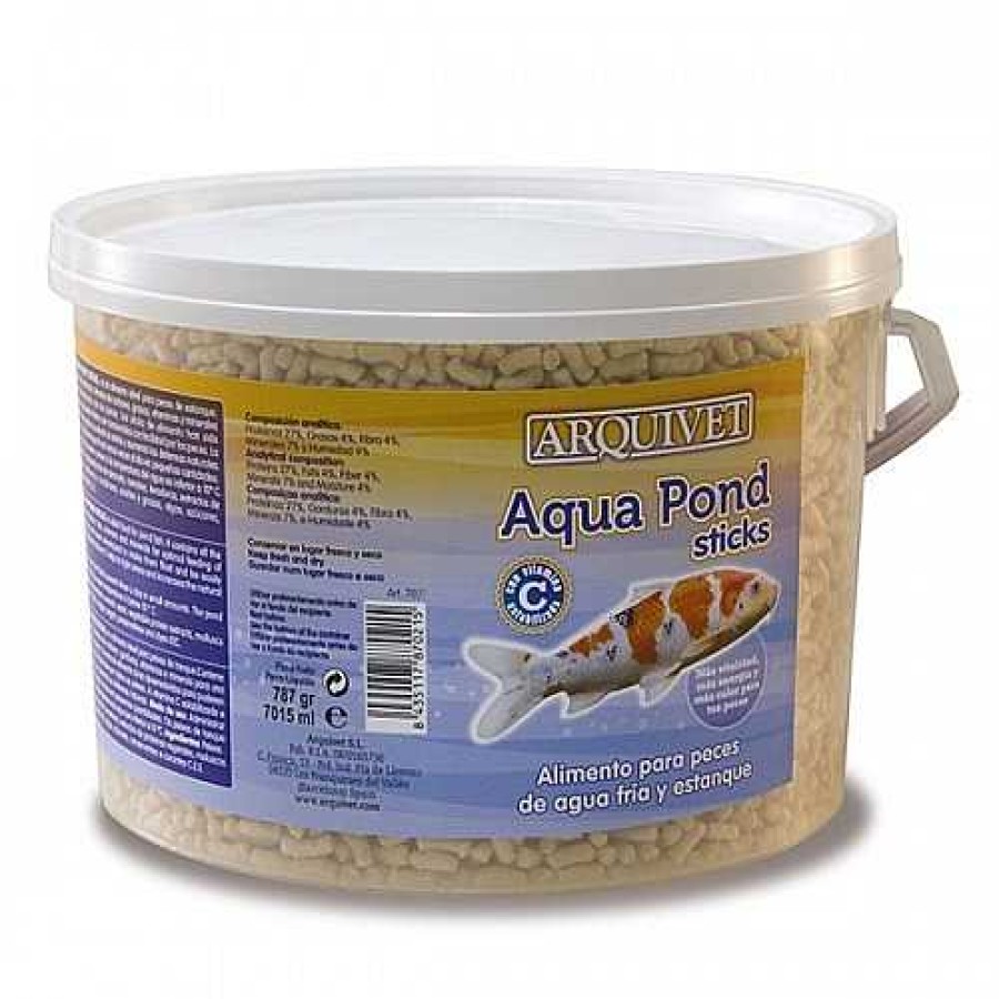 Otros Animales Arquivet Estanques | Comida Aqua Pond Sticks Arquivet Para Peces