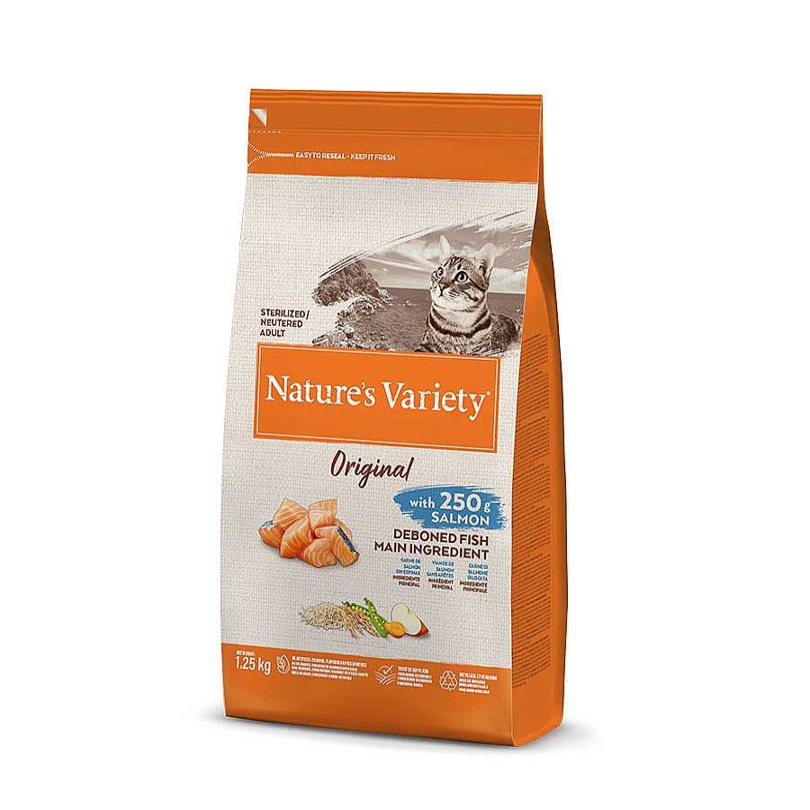 Gatos Nature's Variety | Nature'S Variety Original Adult Sterilised Salm N Pienso Para Gatos