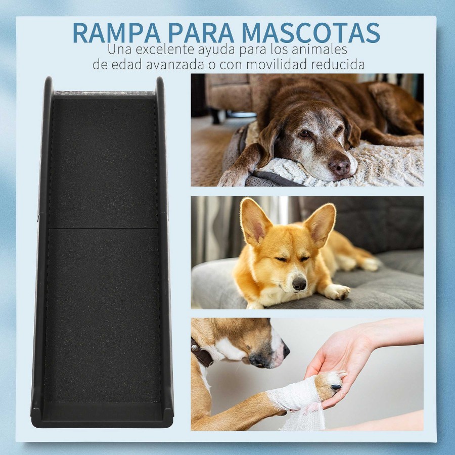 Perros PawHut Accesorios Coche Y Viajes | Pawhut Rampa Plegable Para Gato