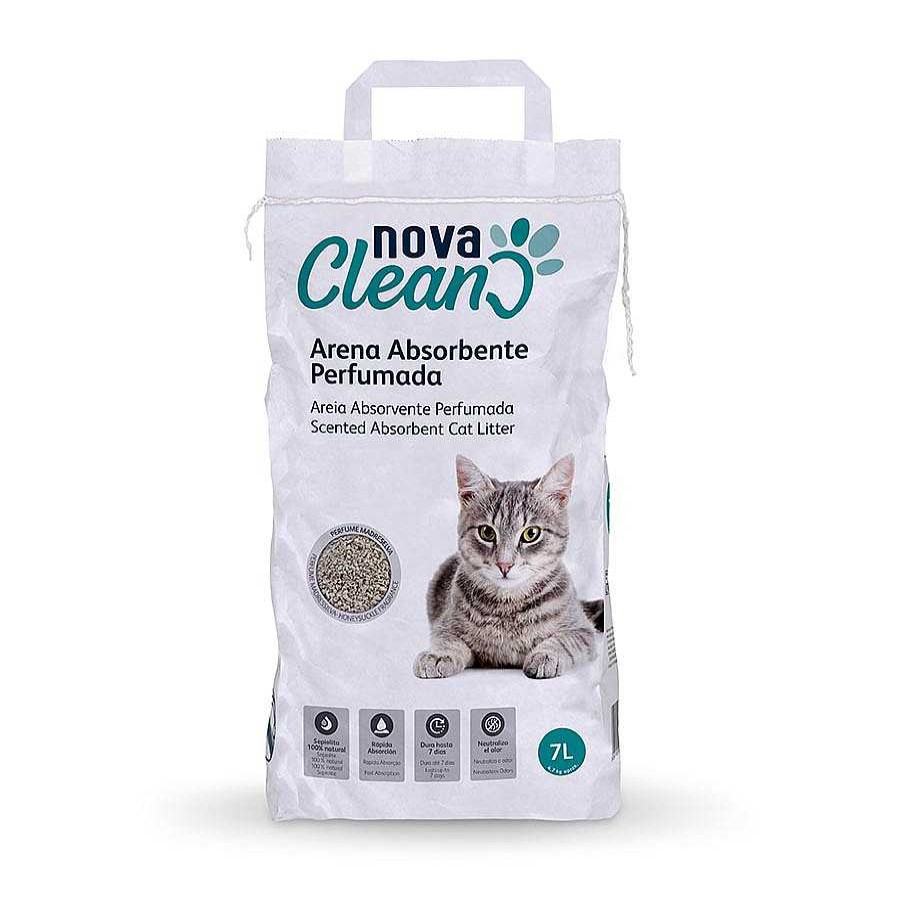 Gatos Nova Clean Otros Lechos | Nova Clean Arena Perfumada Absorbente Para Gatos