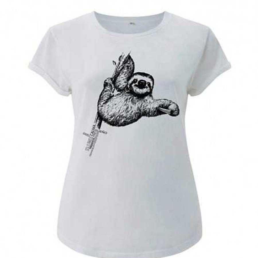 Otros Animales Animal Totem Moda Y Complementos | Camiseta Manga Corta Mujer Algod N Perezoso Color Blanco