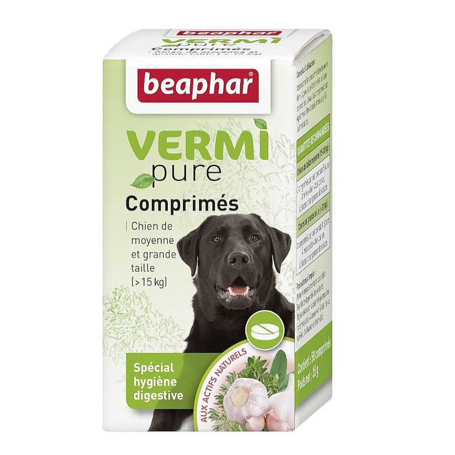 Perros Beaphar Collares Antiparasitarios | Beaphar Vermipure Repelente Interno Natural En Comprimidos Para Perros