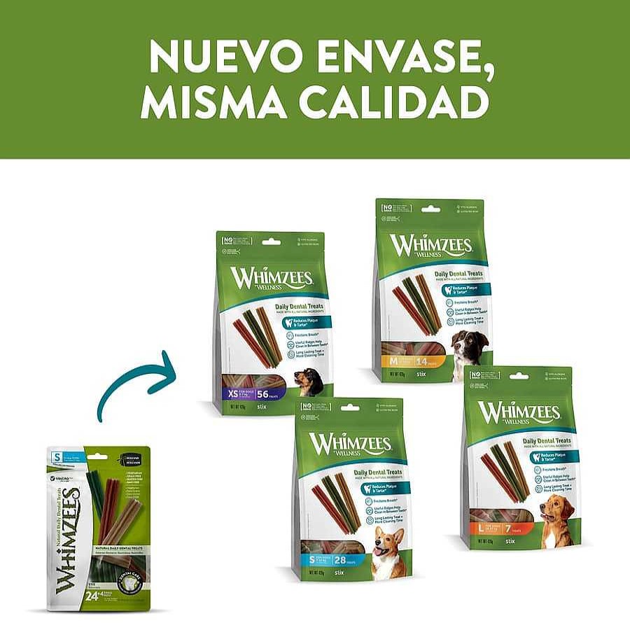 Perros Whimzees Dentales | Whimzees Snacks Dentales Stix Para Perros De Razas Medianas