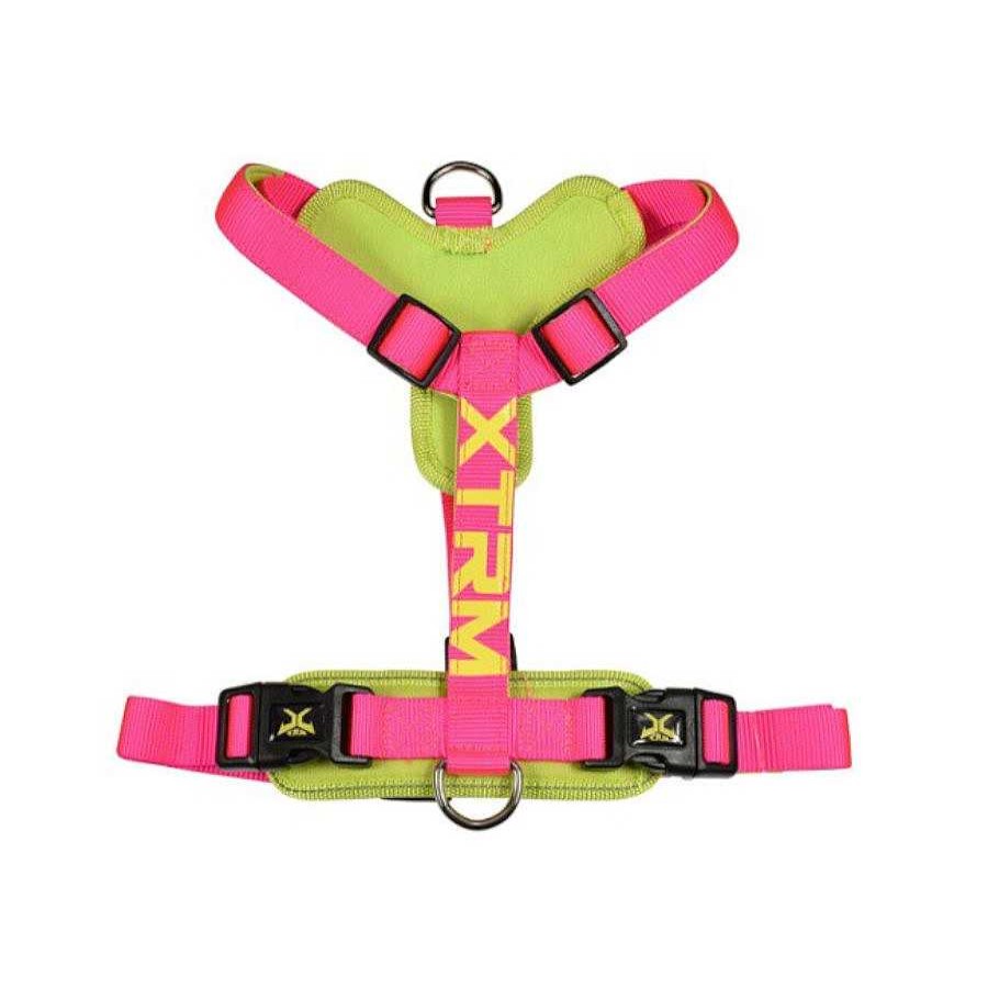 Perros Nayeco Collares Y Arneses | X-Trm Cronos Neon Flash Arn S Fucsia Para Perros