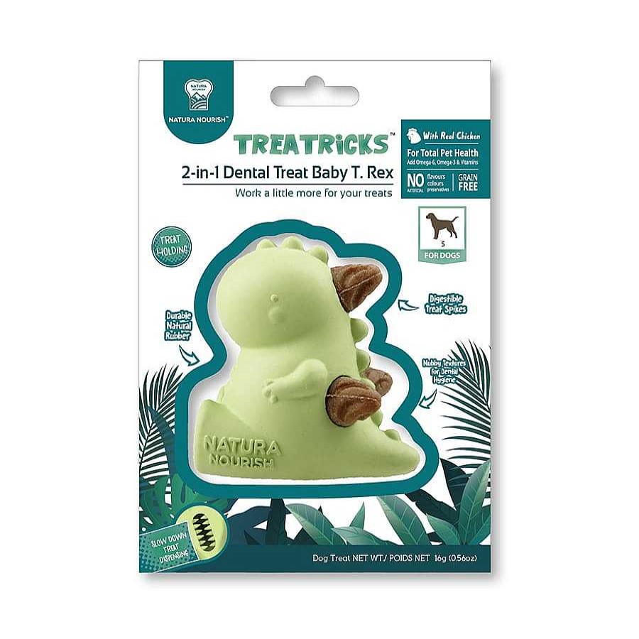 Perros Treatricks Juguetes Para Perros | Treattricks Puppy Mordedor En Forma De T-Rex Para Perros