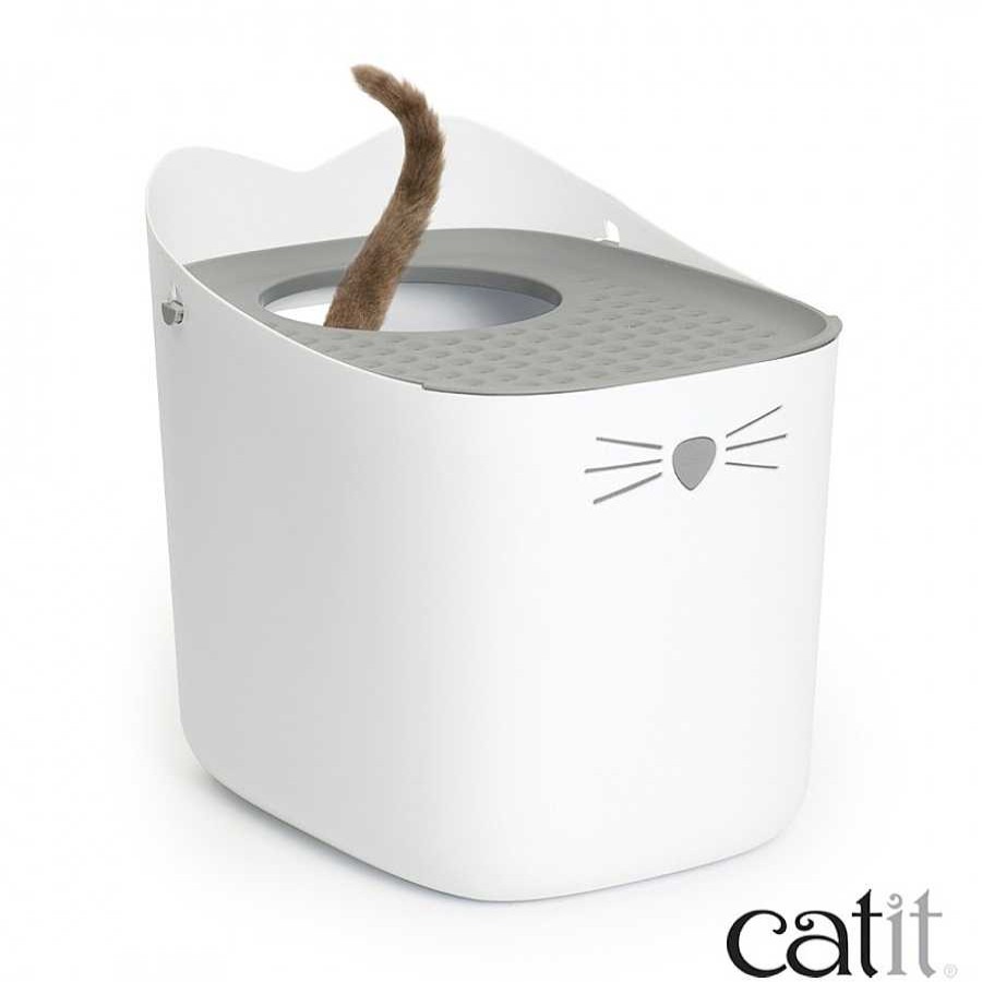 Gatos Catit Areneros | Catit Pixi Arenero Blanco Para Gatos