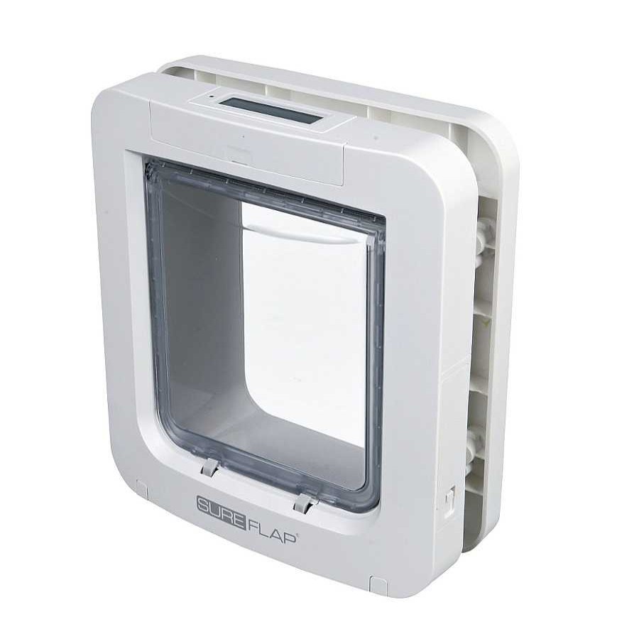 Perros Sure Petcare Puertas Para Perros | Sure Petcare Sureflap Puerta Autom Tica Blanca Con Microchip