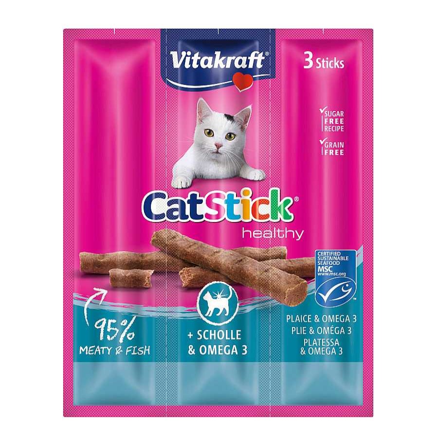 Gatos Vitakraft Premios Y Entretenimiento | Vitakraft Cat Stick De Pescado Y Omega 3