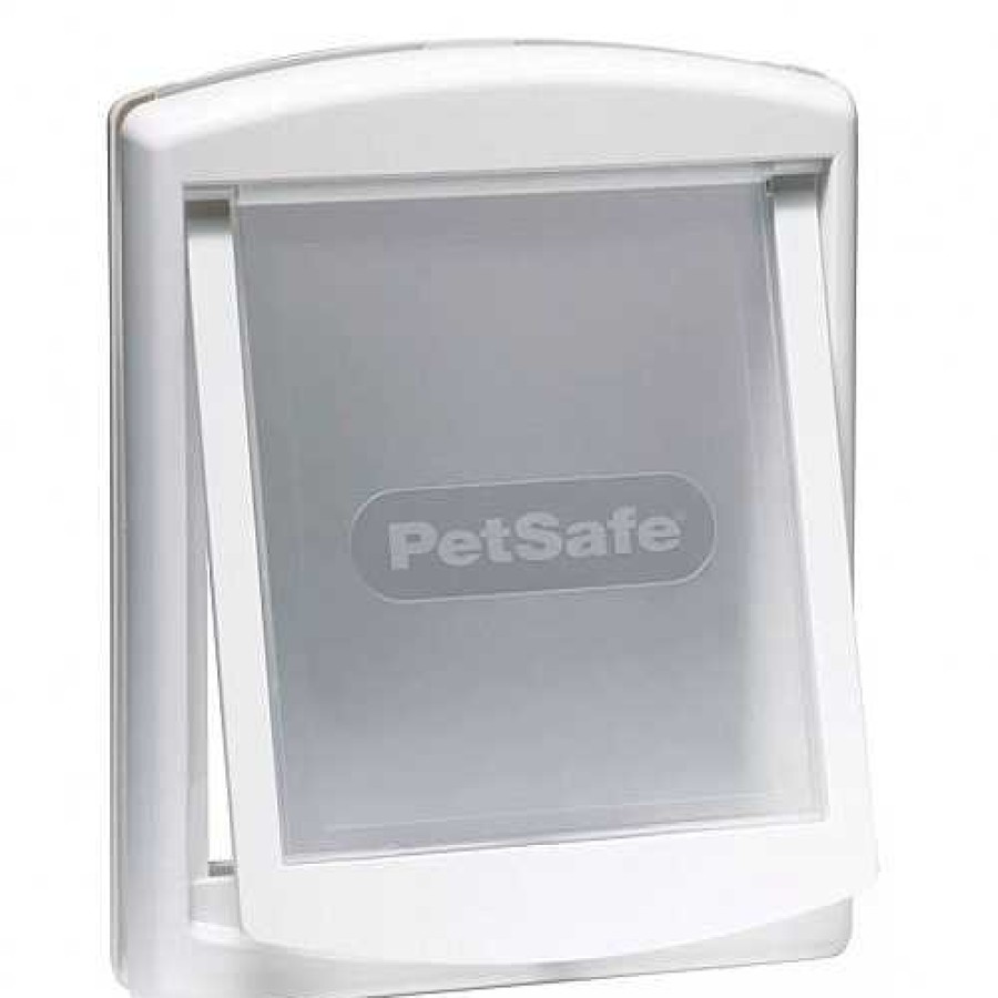 Perros Petsafe Puertas Para Perros | Puerta De Dos Posiciones Para Perros Color Blanco