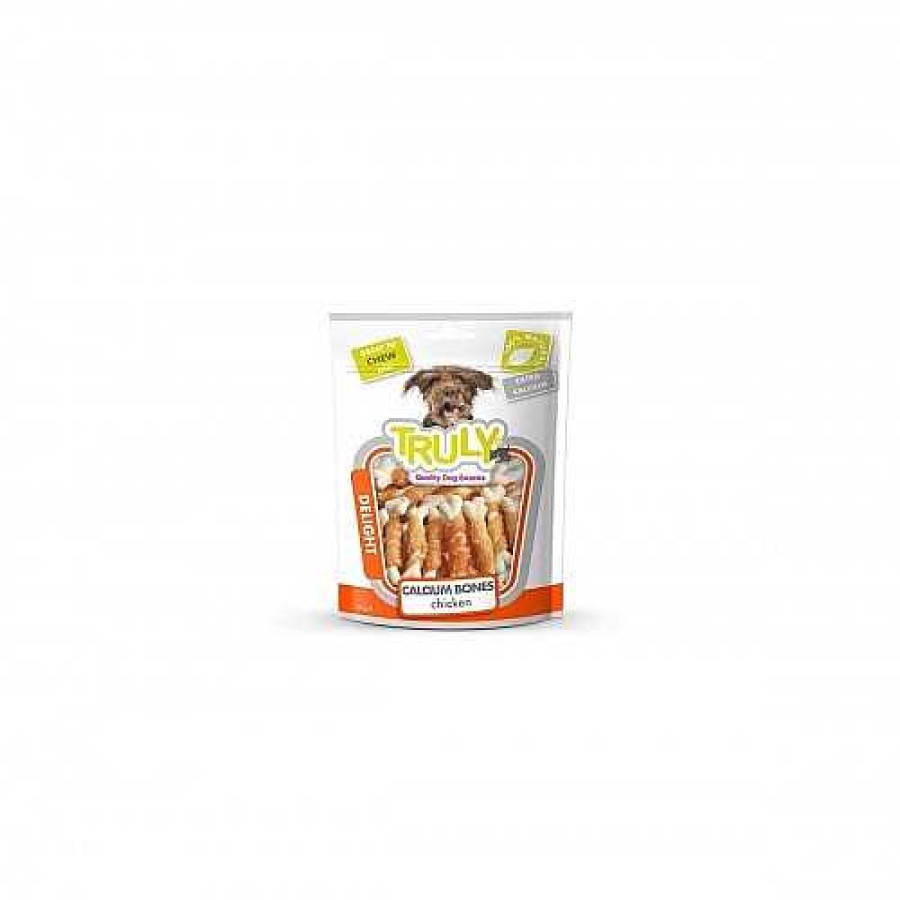 Perros Truly Sin Cereales | Truly Calcium Bone Tiras De Pollo Para Perros