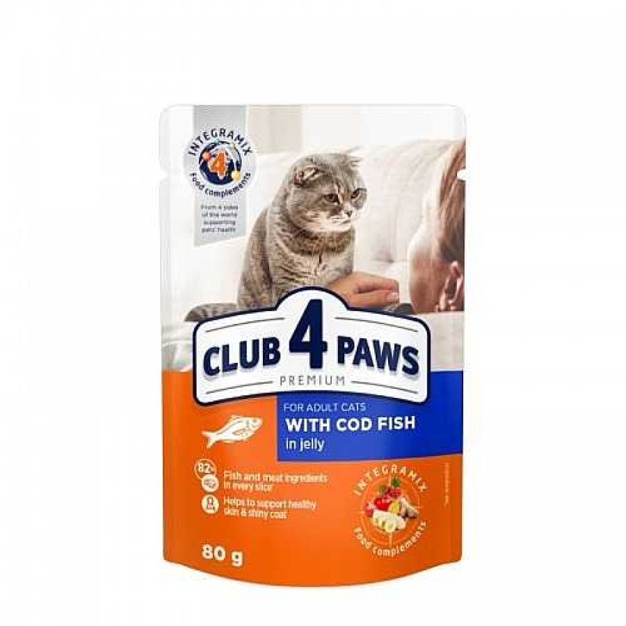 Gatos Club 4 Paws Comida H Meda | Club 4 Paws Premium Pienso H Medo Sabor Bacalao Para Gatos