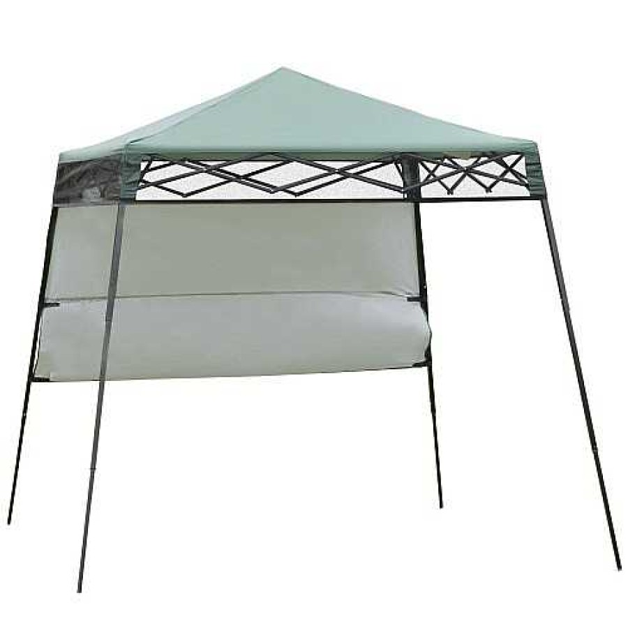 Otros Animales Outsunny Mobiliario De Jard N | Carpa Plegable Y Ajustable Para El Jard N Color Verde