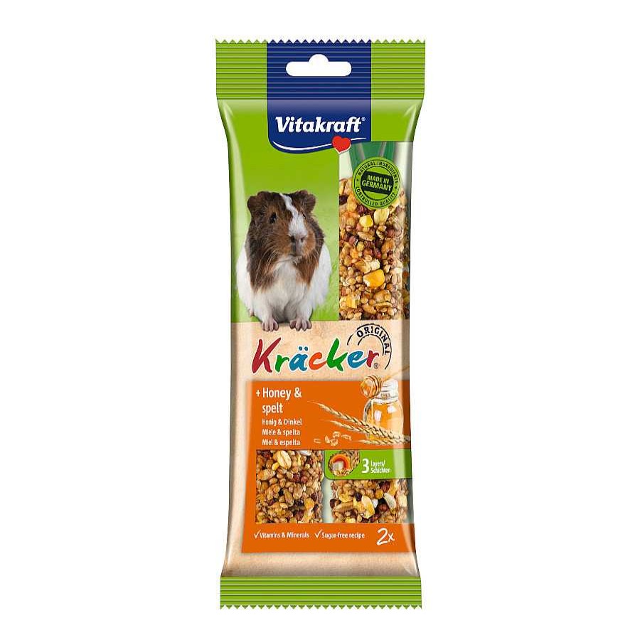 Otros Animales Vitakraft Snacks | Vitakraft Kr Cker Barritas Miel Para Cobayas